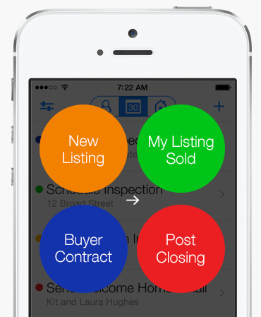 GoConnect Mobile CRM and checklist app specifically for real estate