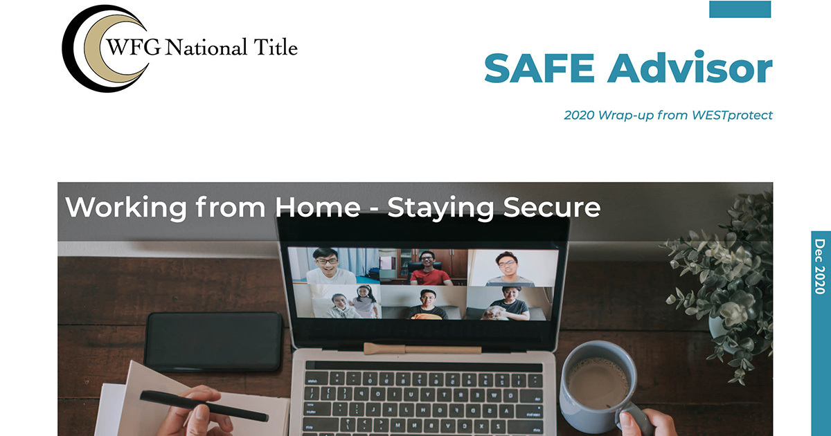 Working from Home – Staying Secure